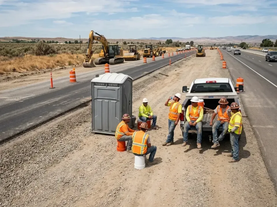 highway-road-construction-crew-007 — frequently asked questions, Porta Potty and Restroom Rentals in Iowa, LA